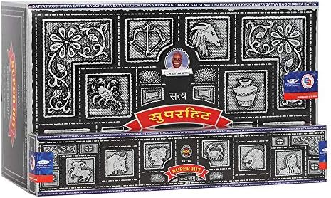 Satya Nag Champa Superhit Incense Sticks Black