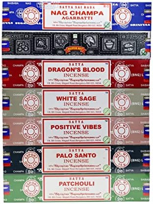 EARTH Satya Incense Sticks Set of 7 - Natural Fragrances