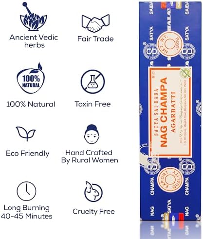 Raajsee Incense Holder Bundle with Nagchampa Incense Sticks