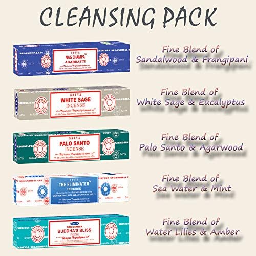 Satya Nag Champa Incense Sticks 5 Pack Assortment
