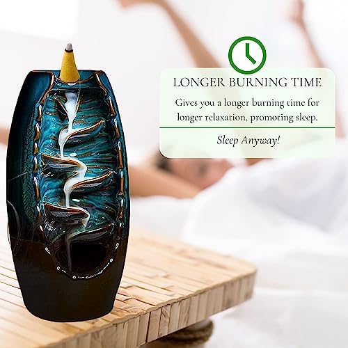 Inscents Waterfall Essential Relaxing Incense Cones - 100 Pack