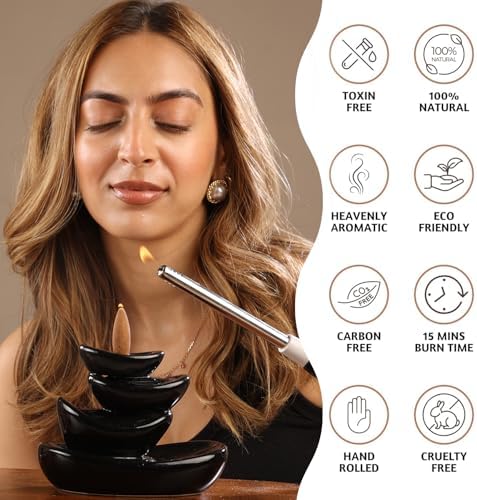 Folkulture Backflow Incense Cones Pack of 20