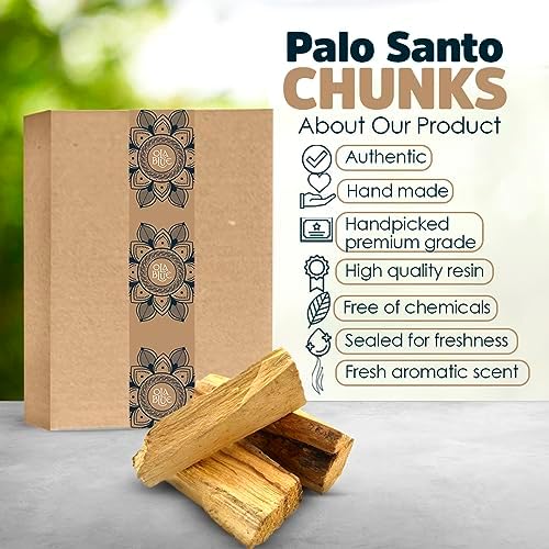 OLA BLUE Palo Santo Smudging Chunks 1 Pound Natural Incense