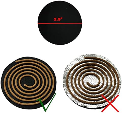 WORAMUK 48-Pack Lavender Sandalwood Coil Incense Set