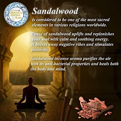U-MATE Sandalwood Incense Sticks Natural 2 Tubes Pack