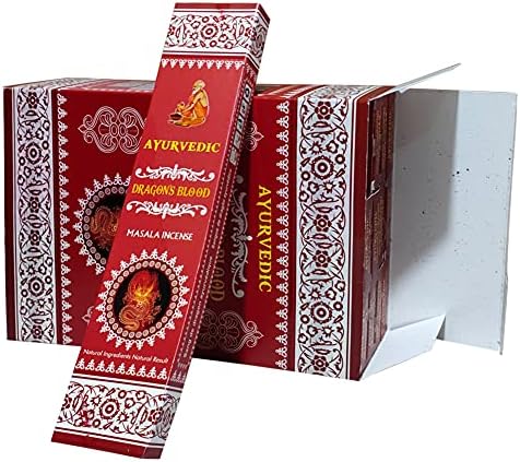 TRUMIRI Dragons Blood Incense Sticks and Holder Bundle