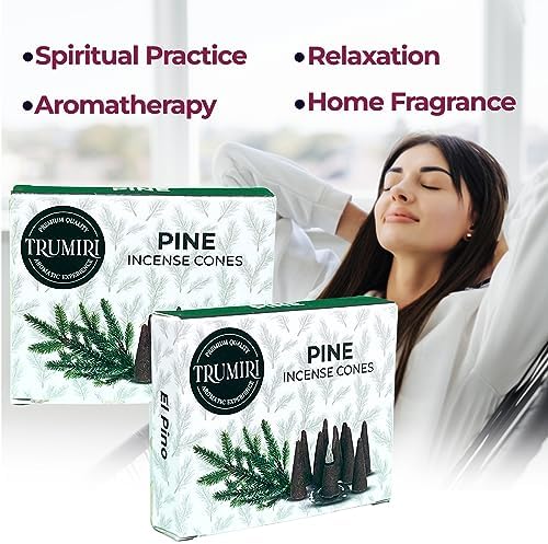 Pine Incense Cones - Dual Pack of 10
