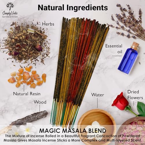 Simply Vedic Premium 5 Elements Incense Sticks Set
