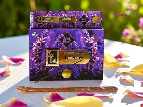 Premium Nag Champa Lavender Incense Sticks 180gm 15g x 12 Pack