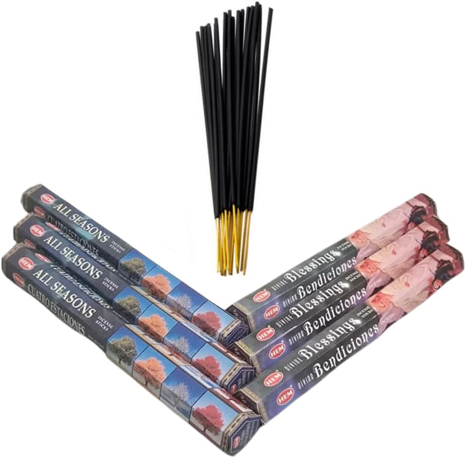 Sandalwood Vanilla Incense Bundle with Holder 120 Sticks