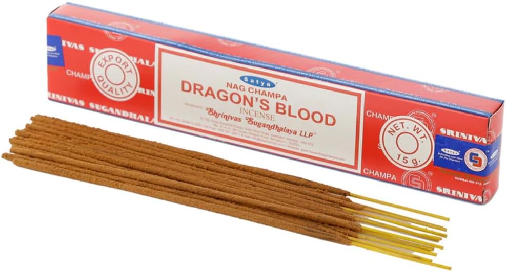 Satya Sai Baba Nag Champa Dragons Blood Incense Sticks 15 Grams
