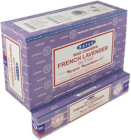 SATYA Nag Champa French Lavender Incense Sticks