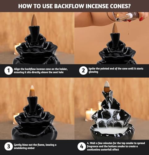 Folkulture Backflow Incense Cones Pack of 20