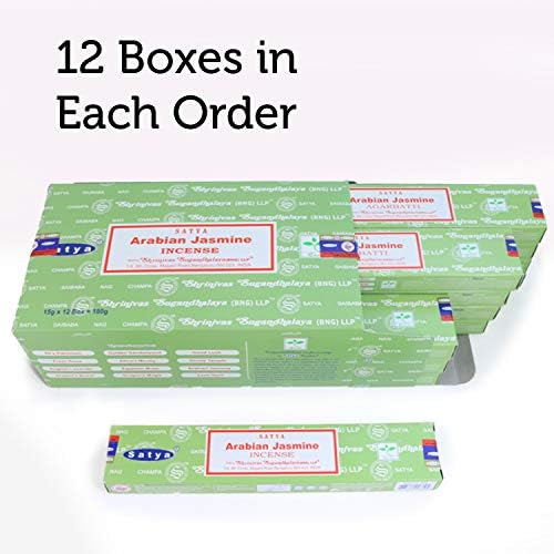Satya Nag Champa Incense Sticks 12 Count Arabian Jasmine
