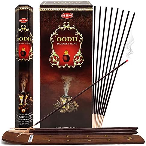 TRUMIRI Oud Incense Sticks and Holder Bundle