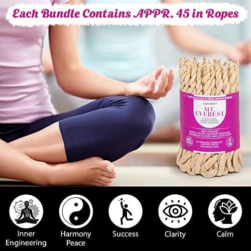 Handmade Himalayan Sandalwood Organic Tibetan Rope Incense from Nepal