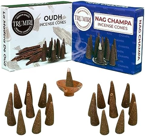 TRUMIRI Incense Cones - 20 Piece Combo Pack