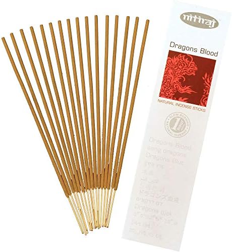 Nitiraj Platinum Natural Incense Sticks 1hr 2Pack Dragons Blood