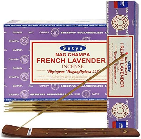 French Lavender Incense Sticks and Holder Bundle