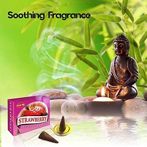 Strawberry Incense Case 12 Boxes 10 Cones Each