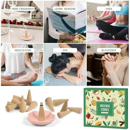 SCENTORINI Incense Cones Set 120 Pieces