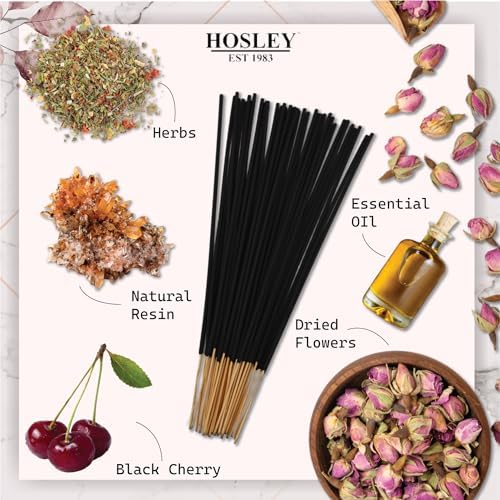 Hosley 120 Pack Incense Sticks Black Cherry