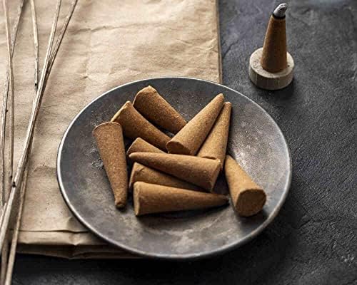 Raslok Natural Incense Cones Pack of 20 Nag Champa