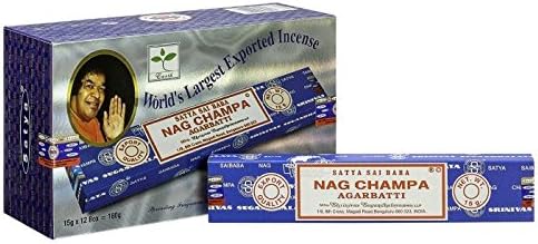 Satya Sai Nag Champa Incense Sticks 12 Packs