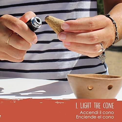 PALOSANTO - Natural Palo Santo Cones from Peru - 6 pcs