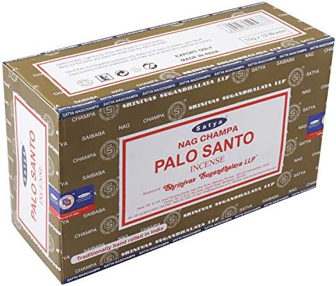 Satya Nag Champa Palo Santo Incense Sticks 12 Packs