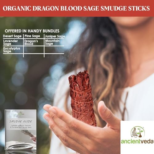 Soul Sticks 4 Dragons Blood Sage Smudge Sticks