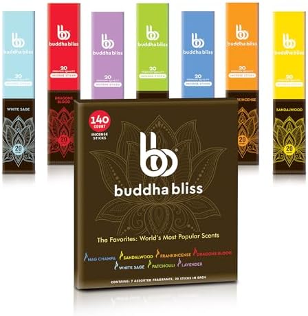 Mecka Buddha Bliss Incense Sticks Set of 7