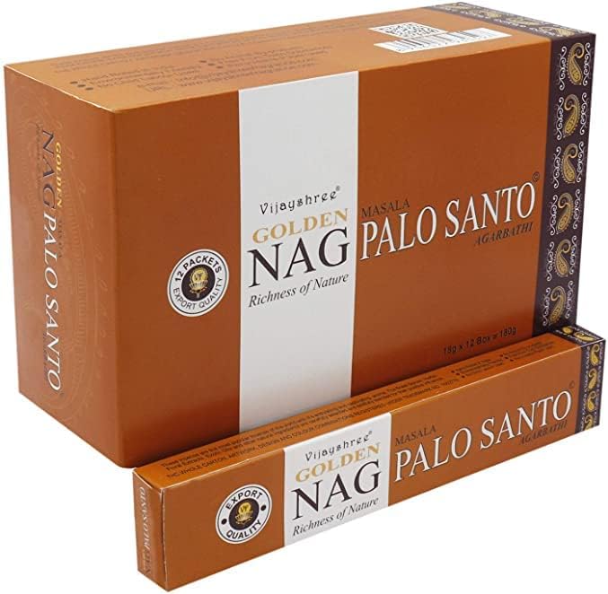 Vijayshree Golden Nag Palo Santo Incense Sticks Set