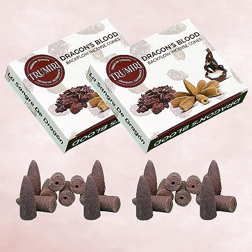 Dragons Blood Backflow Incense Cones Dual Pack