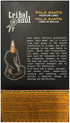 Tribal Soul Back Flow Incense Cones 60 Count
