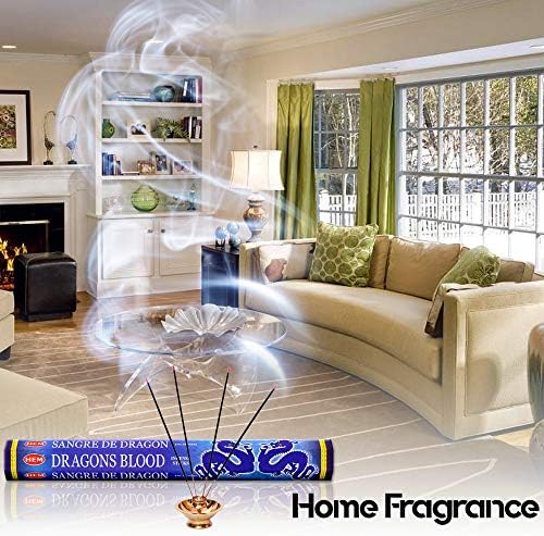 Asah 120 Incense Sticks Bulk Pack - 6 Boxes Dragons Blood Blue