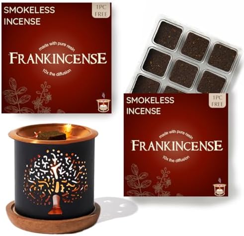 Aromafume Frankincense Incense Bricks Tree of Life Burner