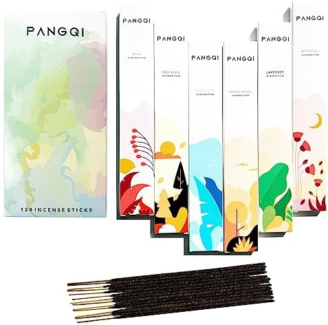 PANGQI India Handmade Incense Sticks Set of 120