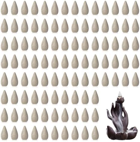 100Pcs Agarwood Incense Cones for Meditation Yoga