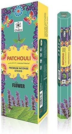 Patchouli Incense Sticks 120 Sticks in 6 Boxes for Meditation and Home Aroma