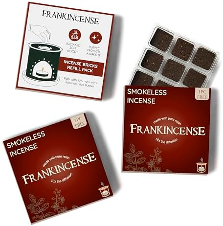 Aromafume Frankincense Incense Bricks 3 Trays x 9 Pieces