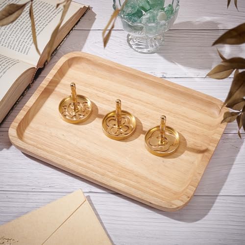 WEBEEDY 3 Pcs Brass Incense Pressing Tools