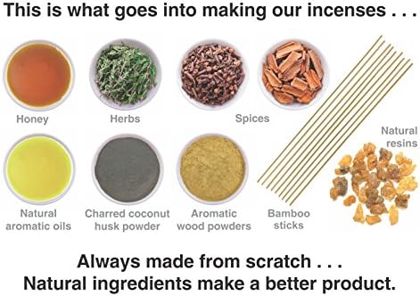 Natural Choice Incense Gift Pack with 12 Fragrances