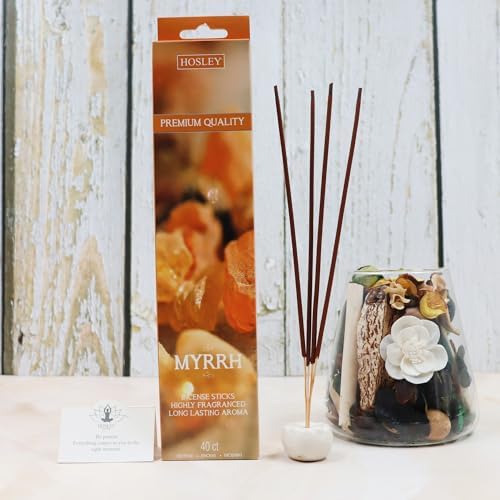 Hosley Myrrh Incense Sticks 240 Count Set