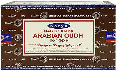 Satya Nag Champa Oudh Incense Sticks Pack of 12