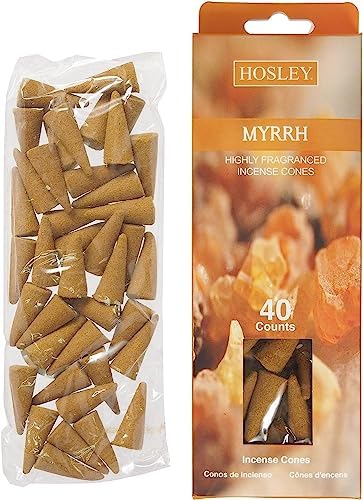 Hosley Natural Incense Cones 240 Pcs Gift Pack