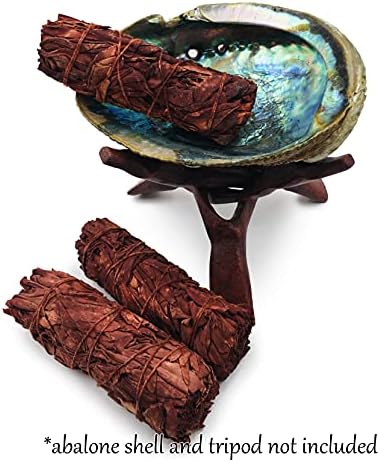 White Sage Bundle with Dragons Blood Incense Resin - 3 Pack