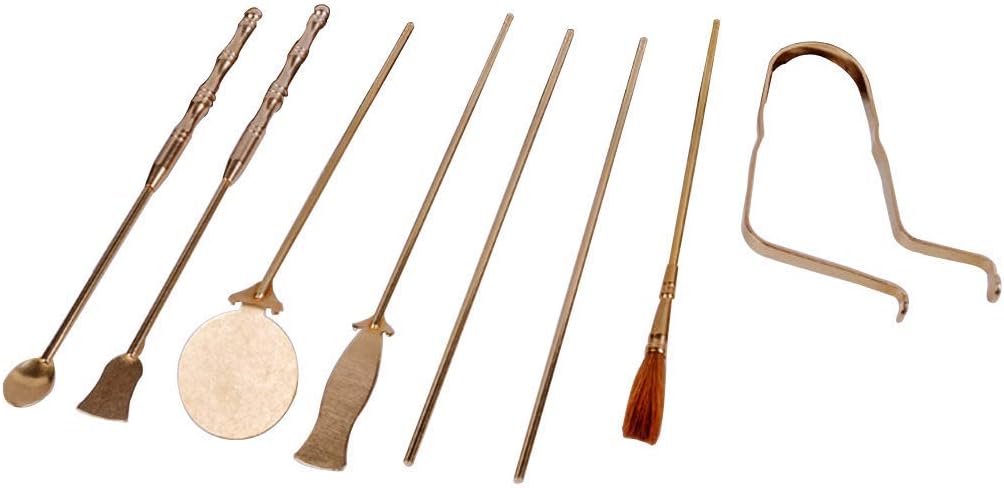 Sleeri Incense Making Kit - 7PCS Set Shape Mold Tools Spoon Press Shovel Brush