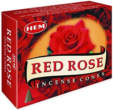 HEM Red Rose Incense Case of 12 Boxes