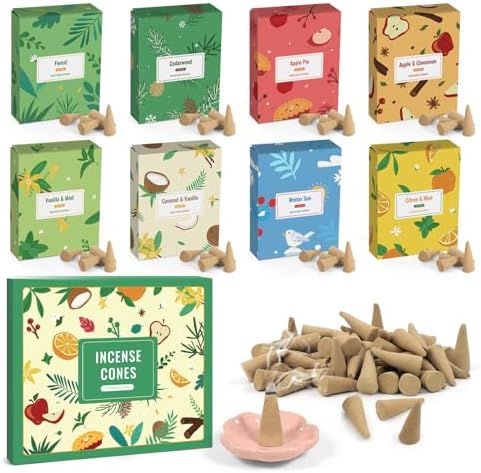 SCENTORINI Incense Cones Set 120 Pieces